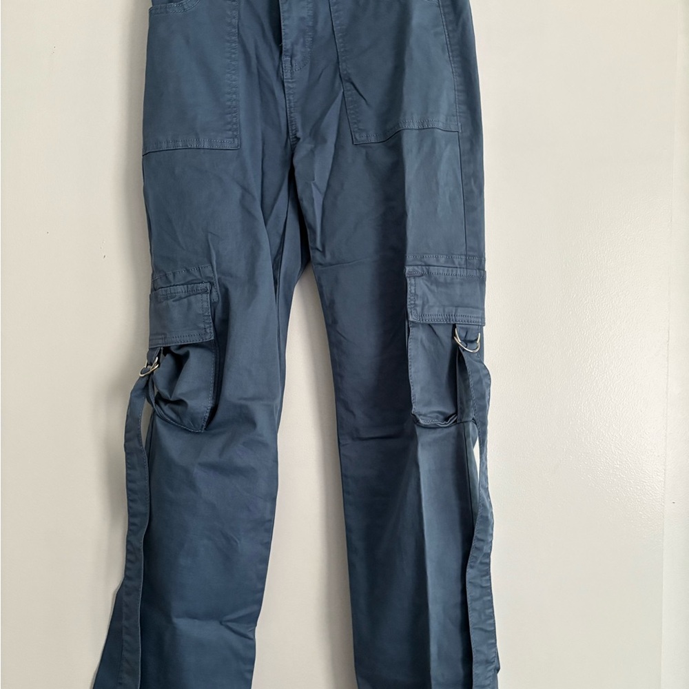 Men's Blue Cargo Pants